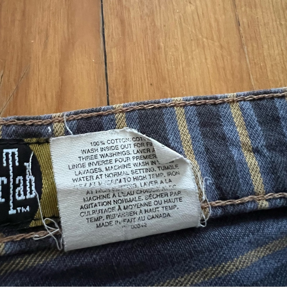 Vintage Levis‎ SilverTab Baggy Chino Shorts Mens 32 Striped 90s Y2K - Picture 6 of 15